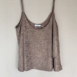 Kimchi Blue Rose Gold Cropped Tank